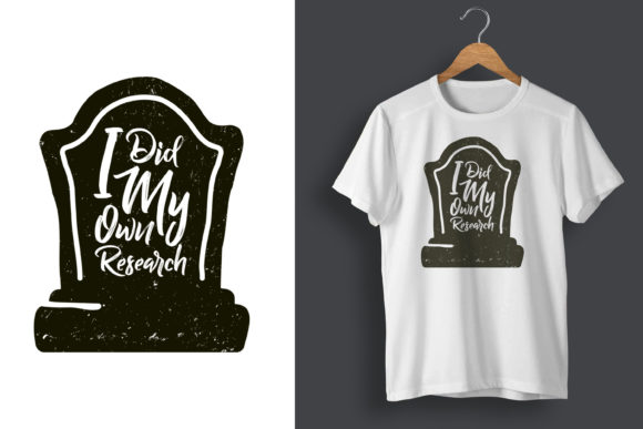 Evaluating I Did My Own Research Halloween Design