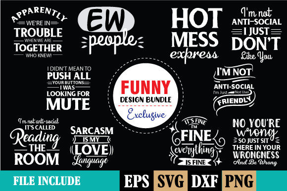 Review: Funny Bundle SVG -11 DESIGNS for Embroidery