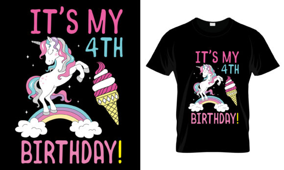 Reviewing the 4th Birthday Unicorn Design
