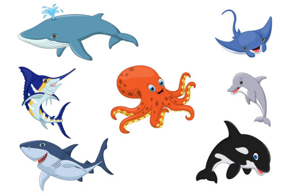 Reviewing the Cartoon Cute Sea Animals Collection