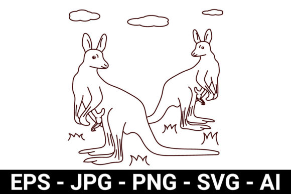 Reviewing the Kangaroo Coloring Pattern for Preschool