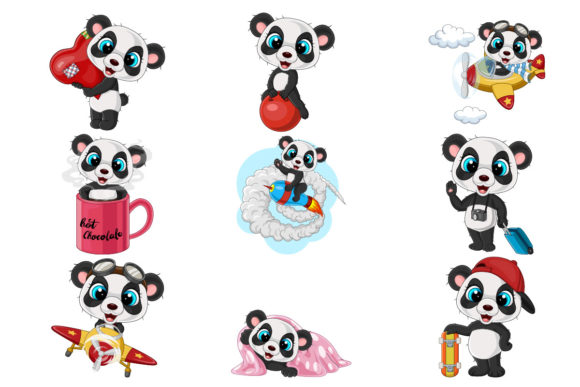 Reviewing the Set of Nine Baby Panda Collection for Stitchers