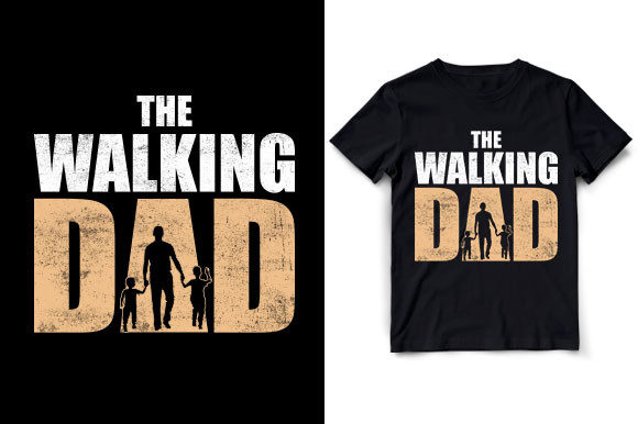 Reviewing The Walking Dad T Shirt for Embroidery